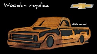 Making a wooden replica of Chevroletwoodworking art wooden car [upl. by Aubreir]