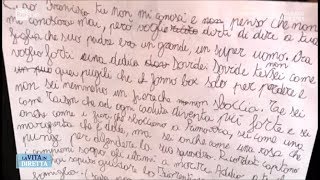 Davide Astori la lettera di un bambino per la figlia e la moglie  La Vita in Diretta 06032018 [upl. by Hotchkiss]