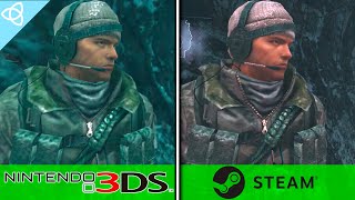 Resident Evil Revelations  3DS vs PC  Side by Side [upl. by Nino]