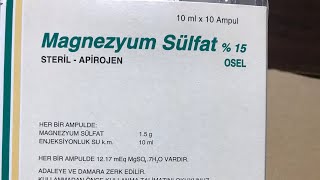 MAGNEZYUM KULLANIMI VE DOZLARI [upl. by Levitt]