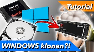 Windows auf SSD übertragen – Festplatte kopieren klonen mit GratisTool ohne Datenverlust [upl. by Kleiman642]