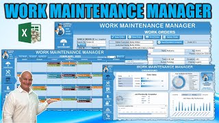 How To Create A Work Maintenance Manager With Dashboard amp Scheduler In Excel Free Download [upl. by Eniffit]