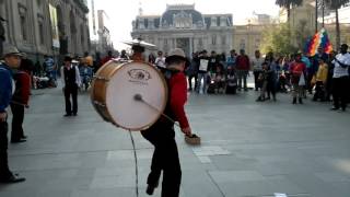 Chinchineros plaza de armas Santiago [upl. by Aschim]