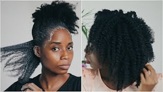 Cheveux crépus Définir ses Boucles avec la Bentonite ClayArgile Verte [upl. by Ainnek]