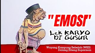 quotDIGUSUR quot LEK KARYO EMOSI  Wayang Kampung Sebelah WKS [upl. by Ragg605]