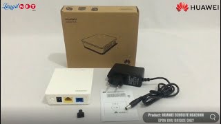 HUAWEI ECHOLIFE HG8310M EPON ONU BRIDGE ONLY 93053 [upl. by Abrahamsen]