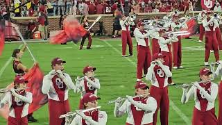 Pride of Oklahoma Marching Band Halftime Show 83024 vs Temple Owls [upl. by Lladnarc]