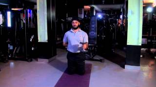 SHOULDERS ROTATOR CUFF  Kneeling Shoulder Internal Rotation [upl. by Helmer]