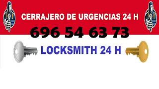 Locksmith Cerrajero Marbella 24 horas  696 54 63 73 [upl. by Streetman]