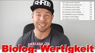 Biologische Wertigkeit von Eiweiß  Alles Bullshit [upl. by Gilemette883]