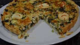 Quiche aux épinards  Tatahbiba كيش بالسلق [upl. by Enois]