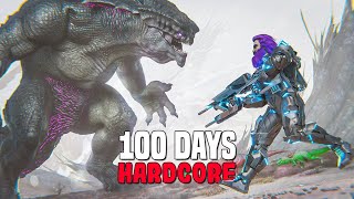 I Survived 100 Days Hardcore On Extinction  ARK Survival Evolved [upl. by Ennylcaj]