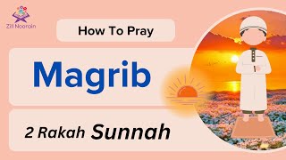 How To Pray Maghrib Maghrib Prayer for kids  Step By Step Guide Of Maghrib Prayer [upl. by Lhary]