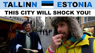 A tour of TALLINN Estonia  My Favourite City in the World [upl. by Garap]