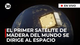 🚀 EN VIVO  Lanzamiento del LIGNOSAT el primer satélite de madera del mundo construido en Japón [upl. by Lenad]