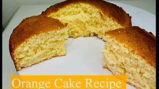 Orange Cake Recipe easy moist cake recipe 8minutes orangecakerecipe orangecake cake trending [upl. by Sofer]