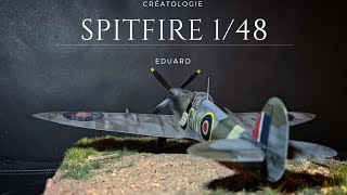 SCALE MODEL 148  SPITFIRE HF MK VIII  FULL BUILD  AIRCRAFT MODEL 148  MAQUETTE AVION 148 [upl. by Esteban]