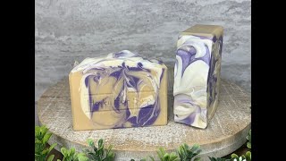 Making Sugar Plum and Fig Coconut Milk Soap  with New Recipe [upl. by Yve856]