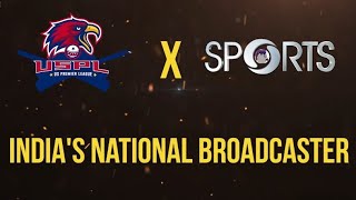 DD sports partners with USPL for Season 3  uspl2024 [upl. by Ahserb]