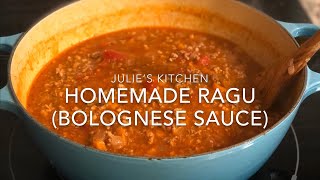 Homemade Italian Ragu Recipe  I tried following Gennaro Contaldos Bolognese recipe라구 소스만들기볼로네즈 [upl. by Nehgem]