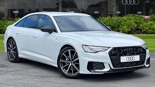 Brand New Audi A6 Saloon Black Edition 40 TFSI 204 PS S tronic  Preston Audi [upl. by Eniortna]