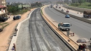 Extension Of Sealant Surfacing From FISE Hodem To Festus OFANKOR NSAWAM ROAD PROJECT [upl. by Penelopa453]