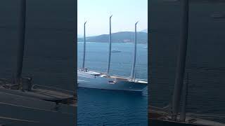 Half Billion  Sailing Yacht A in Sardegna  Costa Smeralda  4K  Sardegna World [upl. by Daniele]