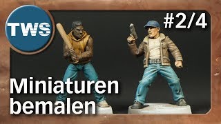 Tutorial Miniaturen bemalen 24  painting miniatures Figuren bemalen TabletopZubehör TWS [upl. by Attelocin]