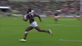 Carlin Isles scores 6 quick tries [upl. by Shear]