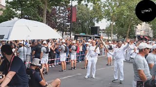 JO Paris 2024  parade de la flamme olympique à Aubervilliers 77 [upl. by Oremoh]