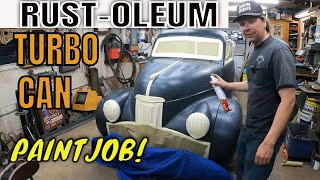 Painting my truck with Rustoleum Turbo Cans [upl. by Animas176]