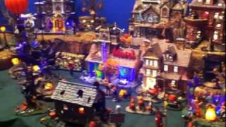 Lemax Spooky Town 2011 Display [upl. by Hewie]