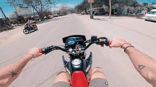 Yamaha XTZ 125cc GoPro Hero 8 POV [upl. by Ytitsahc259]