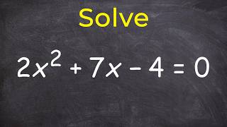 Solving a quadratic by completing the square [upl. by Cherida]