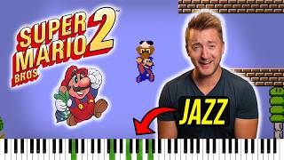 This Mario 2 Theme Is An ENTIRE Jazz Piano MASTERCLASS [upl. by Barty950]