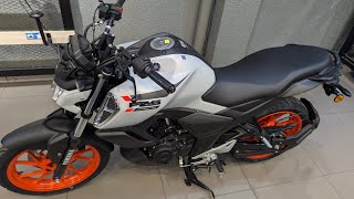 All New 2024 Yamaha FZS FI V4  Ice FluoVermillion [upl. by Enilada]