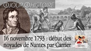 16 novembre 1793  début des noyades de Nantes par Carrier [upl. by Hallvard]