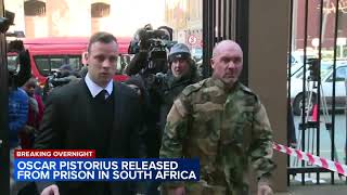 Oscar Pistorius freed after nearly 9 years in prison for murder [upl. by Nav]