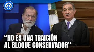 “Se mantuvo fiel a a la Constitución” Epigmenio defiende a Pérez Dayán [upl. by Nwahsauq359]