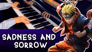 Naruto  Sadness and Sorrow Piano Cover w SHEET MUSIC [upl. by Eikkin852]