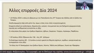 Δίας 2024 Μη κλωτσάς τη Τύχη σου Ευγενία Λούκα  Ινστιτούτο Αστρολογίας σπουδές με ουσία [upl. by Yentruoc]