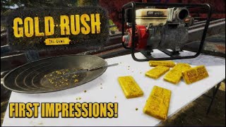 GOLD RUSH THE GAME  ON CONSOLE  PS45  FIRST IMPRESSIONS [upl. by Atikcir]