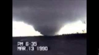 March 13 1990 Hesston KS Tornado Outbreak on KFDIFM [upl. by Barrus839]