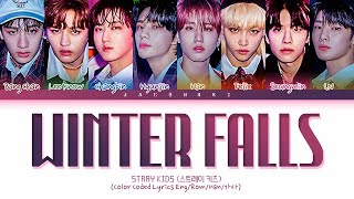 Stray Kids  Winter Falls 1 HOUR With Lyrics  스트레이 키즈 Winter Falls 1시간 가사 [upl. by Ocirederf]