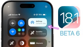 iOS 181 Beta 6 Released  Whats New [upl. by Minette221]