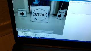 Roboter OpenCV Objekterkennung Test [upl. by Trainor]