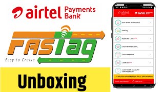 airtel payment bank fastag  Airtel FasTag Review amp Unboxing  airtel fastag review [upl. by Weissmann]