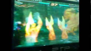 Tekken 6  Lee Chaolan  Arena mode PSP gameplay [upl. by Onaicilef]