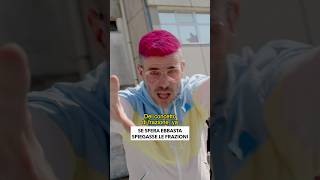 SFERA EBBASTA spiega le FRAZIONI ➗🔥😂 parodia divertente matematica [upl. by Ynnep]