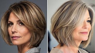 15 Gorgeous Hairstyles For Women Over 50 With Thick Hair  Pretty Hair [upl. by Hausmann]